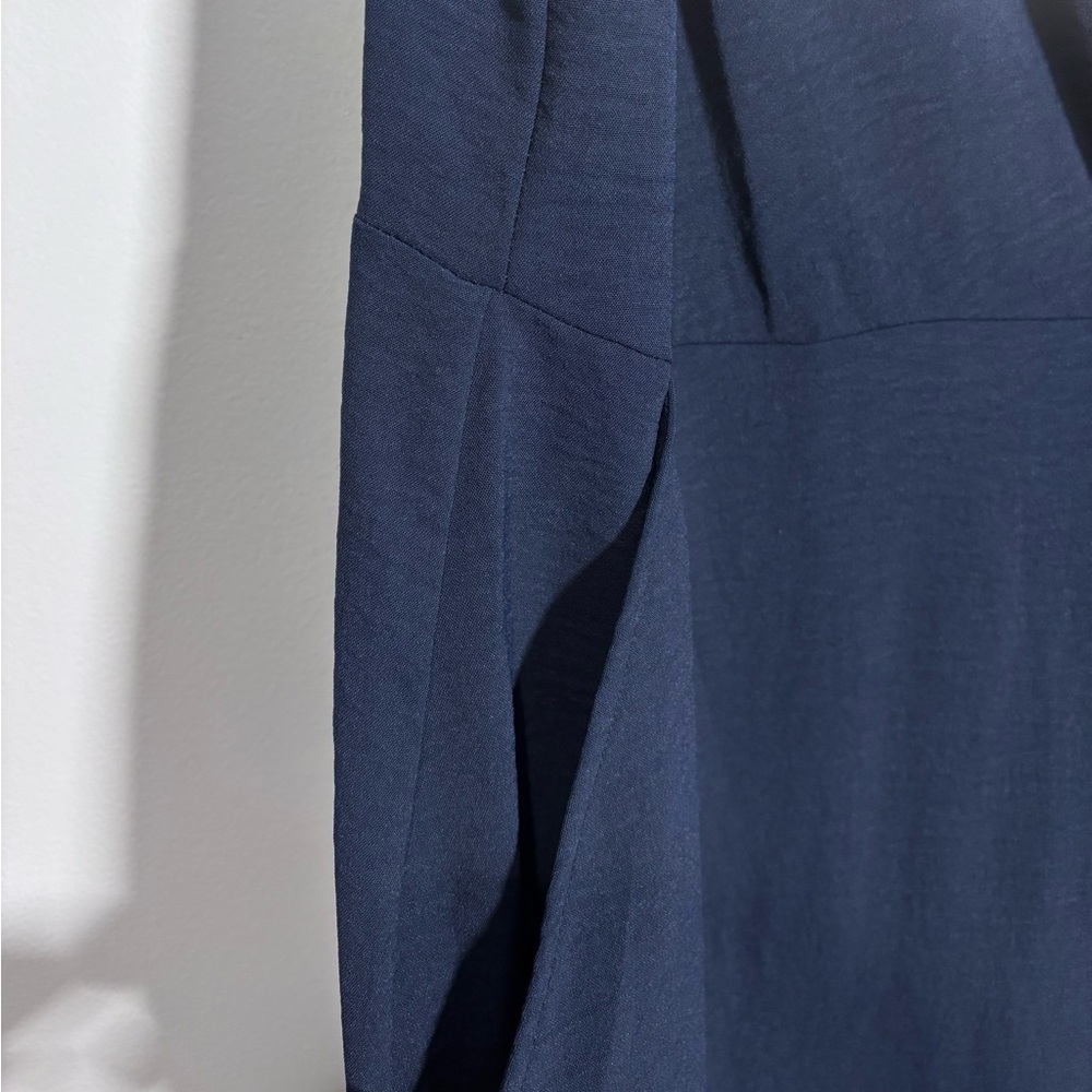Vince Camuto Plus Size 3X Classic Navy Front Tie Jumpsuit NWT - Picture 7 of 9